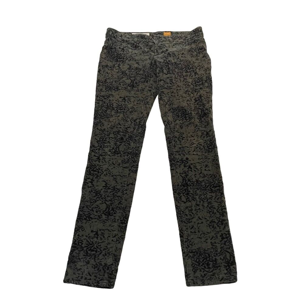 anthropologie pilcro and the letterpress no 26 serif damask corduroy pants
